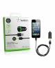 Belkin universal Car Charger With Micro usb Sync Cable For Iphone, Ipad, Ipod image 