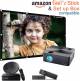 Egate K9 Hd 720p (4000 Lm / 2 Speaker / Wireless / Remote Controller) Portable Projector  (black) image 