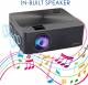 Egate K9 Hd 720p (4000 Lm / 2 Speaker / Wireless / Remote Controller) Portable Projector  (black) image 