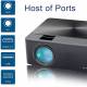 Egate K9 Hd 720p (4000 Lm / 2 Speaker / Wireless / Remote Controller) Portable Projector  (black) image 