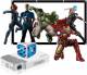 Egate X6m Mirroring Miracast/multiscreen Led Wireless Compact Size Dlp Projector image 