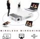 Egate X6m Mirroring Miracast/multiscreen Led Wireless Compact Size Dlp Projector image 
