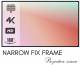 ELCOR, ezCinema ALR Fix frame Projection Screen 100-Inch Diagonal, 16:09 format, UltraHD/3D/4K technology for Standard throw image 