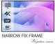 ELCOR, ezCinema ALR Fix frame Projector Screen 142-inch Diagonal In 16:10 Ratio, UHD/3D/4K Technology image 