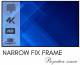 ELCOR, ezCinema ALR Fix frame Projection Screen 200-Inch Diagonal, 16:09 format, UltraHD/3D/4K technology for Standard throw image 