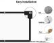 Elcor 100 Inch Diagonal, 5ft X 7ft Eyelets Projector Screen image 