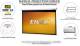 Elcor 4ft X 6ft 84 Inch Diagonal 4:3 Aspect Ratio Manual Pull Down Projector Screen image 