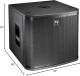 Electro Voice Zx1-sub 12 Inches 800w Passive Subwoofer - Each image 