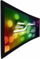 Elite Screens CURVE92WH1 - 92 Inches Lunette 2 Curved Frame4K/8K UHD Fixed Frame Home Theatre Curved Projection Screen image 