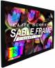 Elite Er110dhd3 Sable Frame Cinegrey 3d Projector Screen image 