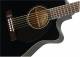 Fender CC-60SCE Concert Walnut Fingerboard Acoustic-Electric Guitar image 