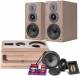 HiVi-Swans DIY 3 Way Passive Bookshelf Speakers Pair image 