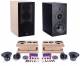 HiVi-Swans DIY 3 Way Passive Bookshelf Speakers Pair image 