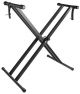 ICON Pro Audio XKS01 Double X Folding Keyboard Stand image 