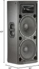 Jbl Prx425 two-way Loudspeaker System With Dual 15 Inch two-way Design image 