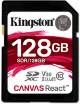 Kingston Canvas React 128gb Sdxc Class 10 Sd Memory Card (sdr/128gbin) image 