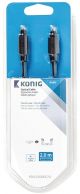 Konig Optical Cable toslink Male - Male 2 Meter Length image 