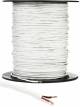 Konig Speaker Cable Spool White -305 Meters image 