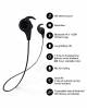 Leaf Ear Bluetooth Earphones With Mic And Deep Bass image 