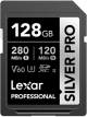 Lexar 128GB SDXC UHS-II v60 Silver Pro Memory Card image 