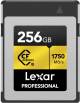 Lexar 256GB CFexpress Type B V4 Gold Card image 