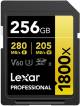 Lexar 256GB SDXC UHS-II v60 1800x Memory Card image 