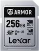 Lexar 256GB SDXC V60 Armor Silver Memory Card image 