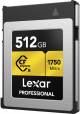 Lexar LCFX10-512CRB Professional 512 CFexpress Class 10 1750 MB/s Memory Card image 