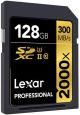 Lexar LSD128CRBNA2000R 2000X 128 GB SDHC Class 10 300 MB/s Memory Card image 