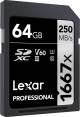 Lexar Professional Silver PRO UHS II C10, U3, V60, Full-HD & 4K Video 64 GB SDXC Class 10 280 MB/s Memory Card image 