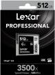 Lexar LC512CRBNA3500 3500X 512 GB Compact Flash Class 10 525 MB/s Memory Card image 