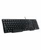 Logitech K100 Classic Ps/2 Wired Keyboard (black) image 