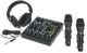 Mackie Performer Bundle With  Profx6v3 usb Mixer, Em-89d Dynamic Microphones, And Mc-100 Headphone image 