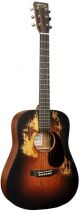 Martin D Jr E StreetLegend Burst Electro Acoustic Guitar image 