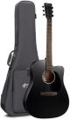 Martin DC-10E Modern Black Electro-Acoustic Guitar image 