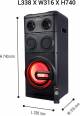 Mitashi Portable Party tower Speaker System image 