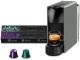 Nespresso Essenza Mini Coffee Machine (Grey) with 2 Coffee Sleeves image 