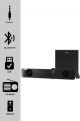 Philips Htl1041 2.1ch 40 W Bluetooth Soundbar With Subwoofer image 