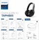 Philips Performance taph805bk Active Noise Cancelling Headphones (with Mic) image 