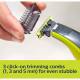 Philips Qp2525/10 Oneblade Hybrid trimmer And Shaver With 3 trimming Combs Runtime:45 Mins image 