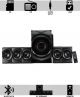 Philips Spa8000b/94 5.1ch 90w Bluetooth Home theatre image 