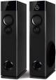 Philips Spa9120b Multimedia tower Speakers 2.0 With Elegant Wooden Cabinet image 