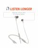 Plantronics Backbeat Go 410 Wireless Active Noise Canceling Earbuds (graphite) image 