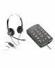 Plantronics Practica t110 Headset(sp12 Binaural) Headset & Dial Pad Call Center Headset  image 