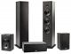 Polk Audio Fusion t50 tower Speaker Set With Dolby Atmos Speaker Package image 