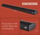 Polk Audio Signa S3 ultra Slim tv Dolby Digital Soundbar With Wireless Subwoofer  image 