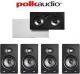 Polk Audio V65 High Performance Lightweight In-wall Rectangular Speaker(each) image 