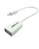 Portronics Micro usb to usb Otg Cable (white) image 