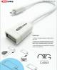 Portronics Micro usb to usb Otg Cable (white) image 