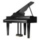 Roland Gp-607 Digital Piano - Polished Ebony Finish image 